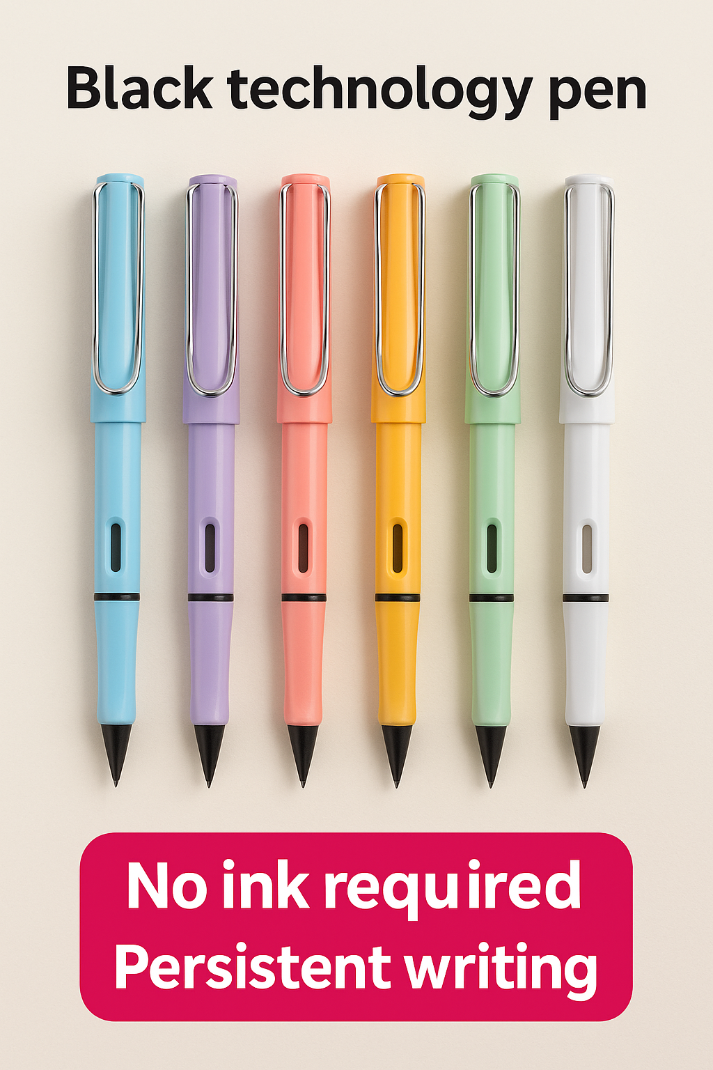 New Unlimited Technology Eternal Writing Pencil Inkless Magic Pen Pencil (random Color)