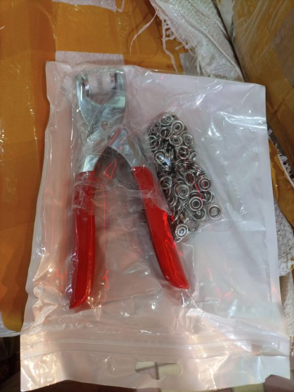 Tich Button Machine Button Plier Tool Metal Body With 50 Button